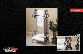 Wrought Iron Modern Towel Holder