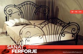 Wrought Iron Embroidered Bed