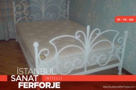 Wrought Iron White Bed