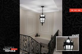 Indoor Wrought Iron Chandelier