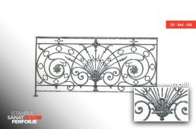 Mixed Patterned Wrought Iron Balcony Railing