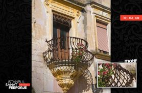 Flower Pattern Wrought Iron Wrought Iron Balcony Railing