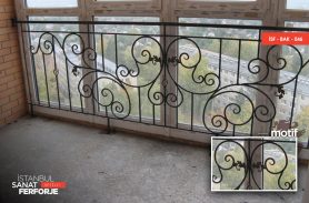 Black Wrought Iron Balcony Railing