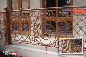 Mixed Detail Wrought Iron Balcony Railing