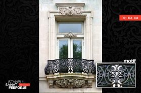 Heavy Workmanship Wrought Iron Balcony Railing