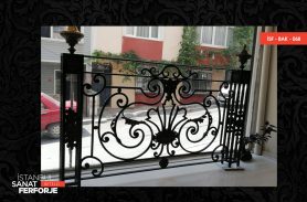 Black Wrought Iron Balcony Railing