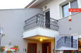 Curved Detail Parallel Wrought Iron Garden Gate