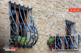 Black, Modern, Kiosk, 2020, Wrought Iron Window Railing