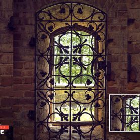 Wrought Iron Window Railing