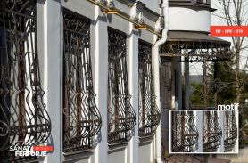 Modern Wrought Iron Window Railing