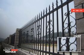 Spear Wrought Iron Wall Railing