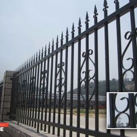 Spear Wrought Iron Wall Railing