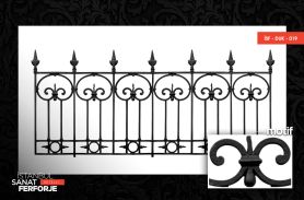 Wrought Iron Wall Railing