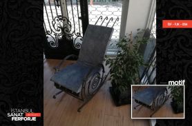 Rocking Wrought Iron Armchair