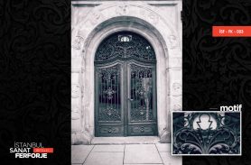 Classic Palace Wrought Iron Door