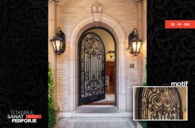 Single Wing Wrought Iron Door