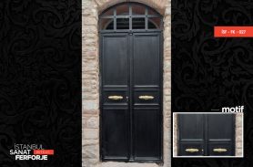 Double Door, Simple Wrought Iron Door