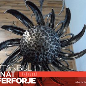 Wrought Iron Flower Accessory