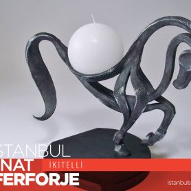Wrought Iron Horse Accessory