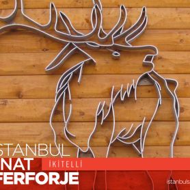 Wrought Iron Deer Accessory