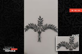 Wrought Iron Tree Leaves Accessory