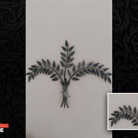 Wrought Iron Tree Leaves Accessory