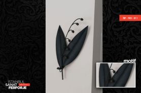 Wrought Iron Leaf Accessory