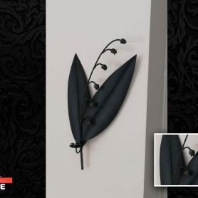 Wrought Iron Leaf Accessory