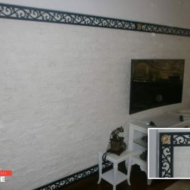 Wrought Iron Rectangular Design Accessory
