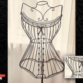 Wrought Iron Mannequin Accessory