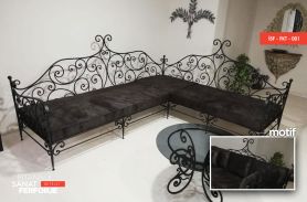 Modern Wrought Iron Sofa Set