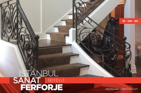 Classic Wrought Iron Stair Railing