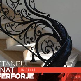 Modern Wrought Iron Stair Railing