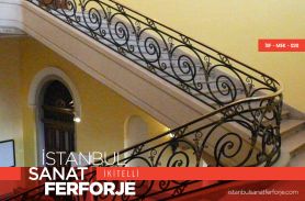 Black, Elegant, Pavilion Wrought Iron Stair Railing