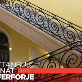 Black, Elegant, Pavilion Wrought Iron Stair Railing
