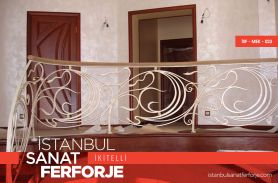 White, Modern, 2020 Wrought Iron Stair Railing