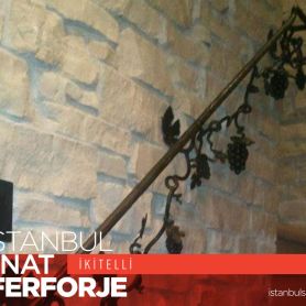 Grape Vineyard Wrought Iron Stair Railing