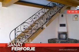 Elegant Wrought Iron Stair Railing