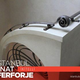 Modern Design Wrought Iron Stair Railing