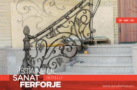 Rope Pattern, Wrought Iron Stair Railing