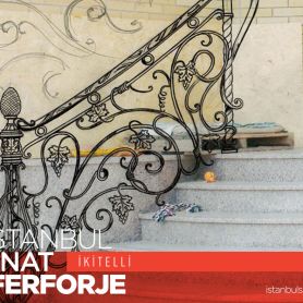 Rope Pattern, Wrought Iron Stair Railing