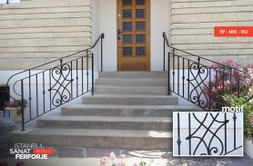 Classic Design Wrought Iron Stair Railing