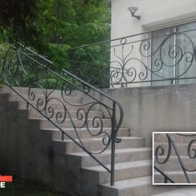 Wrought Iron Stair Railing