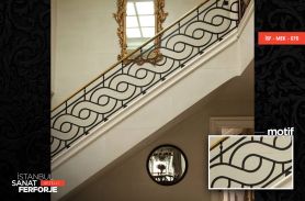 Special Motif Patterned Stair Railing