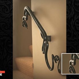 Elegant Wrought Iron Stair Railing