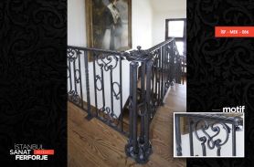 Black Wrought Iron Stair Railing