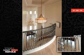 Modern Wrought Iron Stair Railing