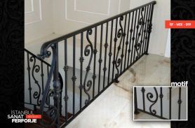 Black Wrought Iron Stair Railing