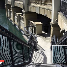 Black Wrought Iron Stair Railing