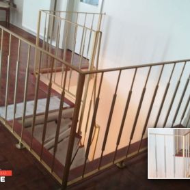 Elegant Wrought Iron Stair Railing